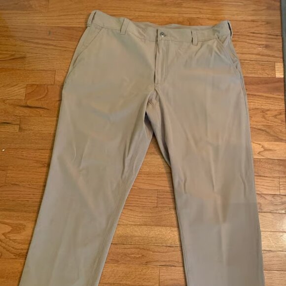 Men's, Duluth Trading Company Khakis, Tan, 38x32 - Picture 1 of 3